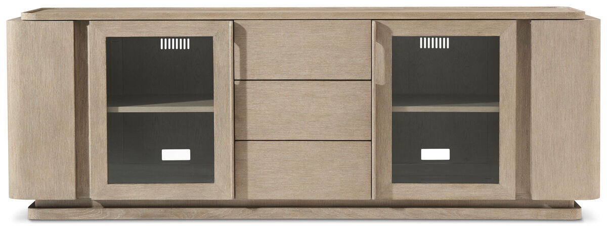 Repose Glass Door Media Console
